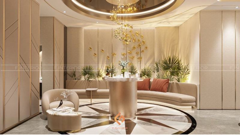 không gian nội thất phong cách modern luxury