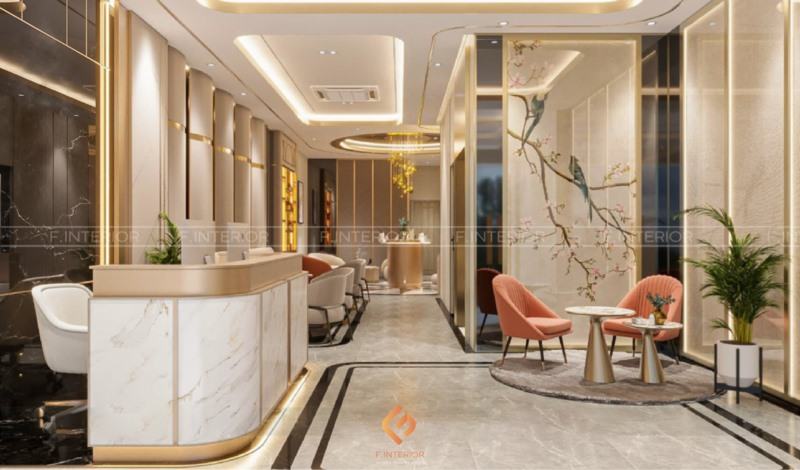 mẫu thiết kế nội thất phòng khách phong cách modern luxury