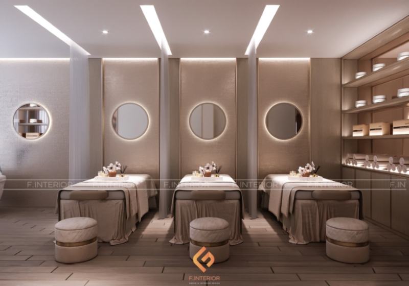 thiết kế thi công nội thất spa