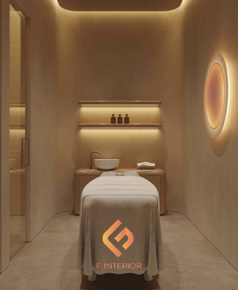 mẫu thiết kế không gian spa 20m2 nhỏ xinh