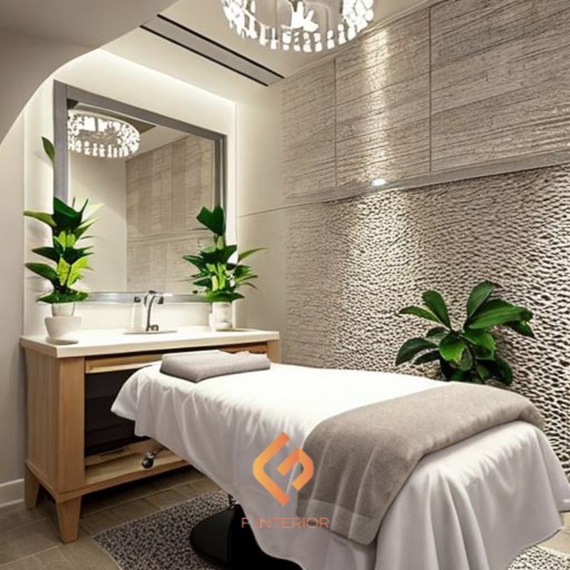 thiết kế không gian spa 20m2 đẹp