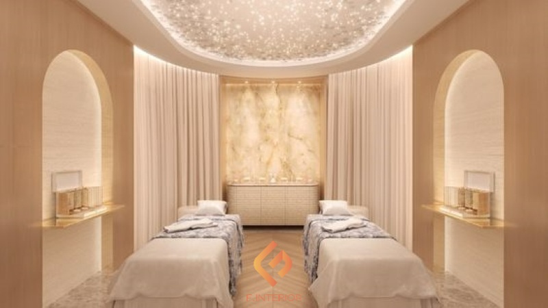 mẫu thiết kế spa 2 giường