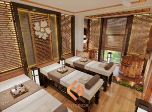 thiết kế spa dưỡng sinh đông y