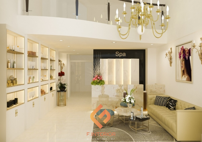 thiết kế spa phong cách tân cổ điển