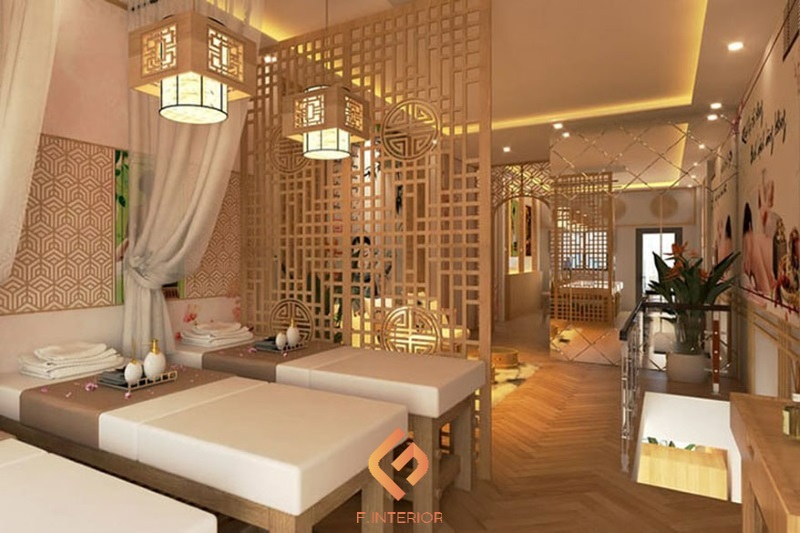 thiết kế thi công spa nhà ống đẹp