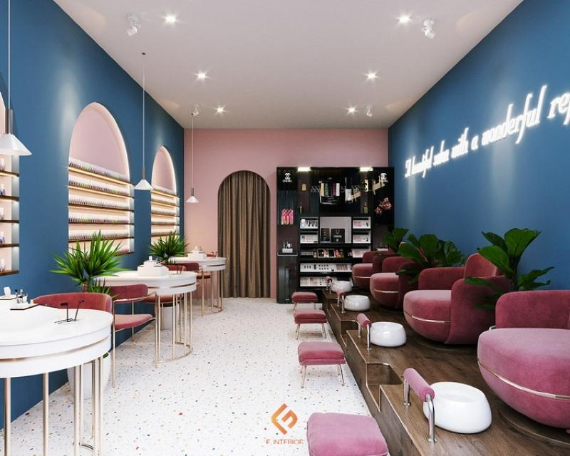 thiết kế tiệm nail