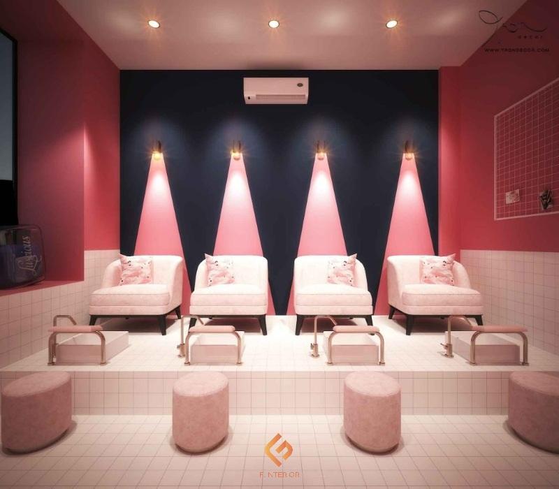thiết kế tiệm nail