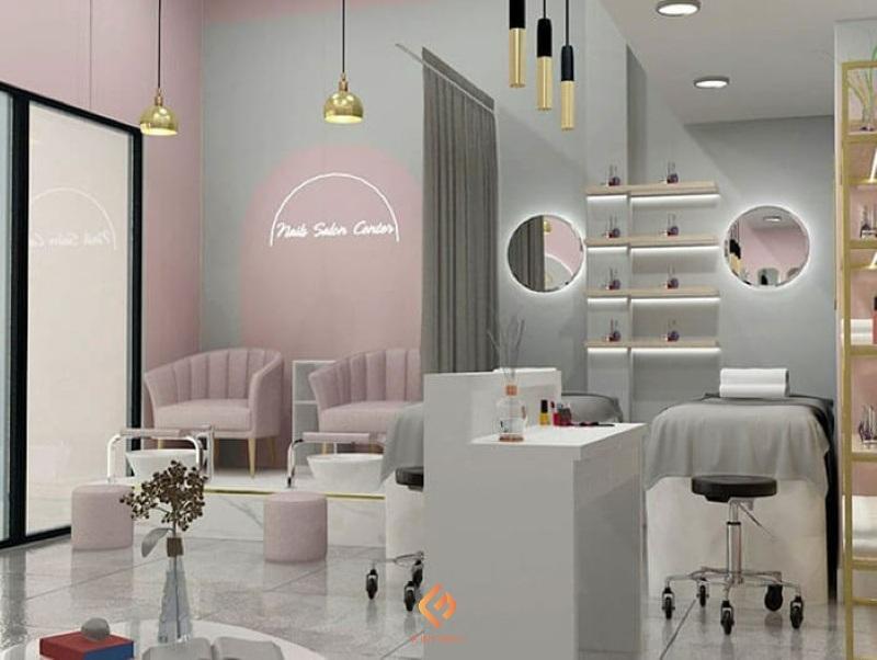 thiết kế tiệm nail