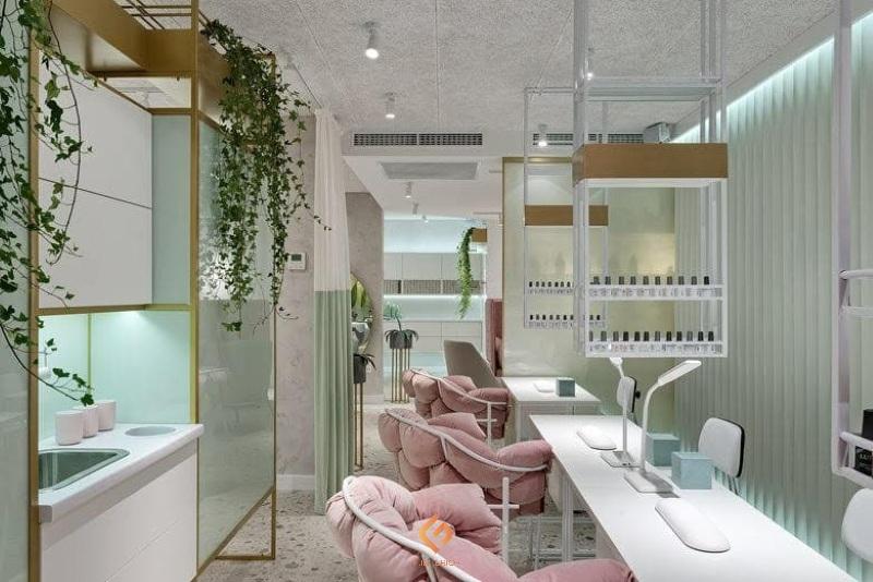 thiết kế tiệm nail