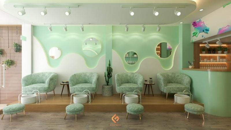 thiết kế tiệm nail