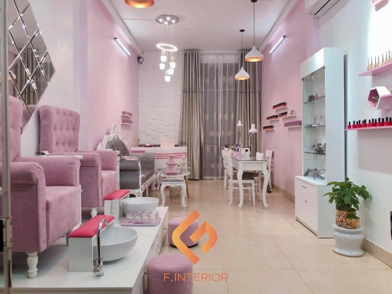 thiết kế tiệm nail đẹp