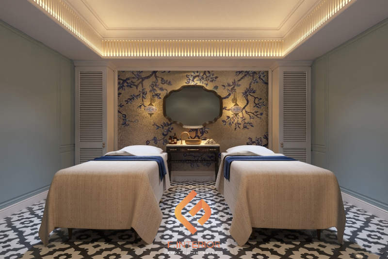 spa thiết kế theo phong cách indochine