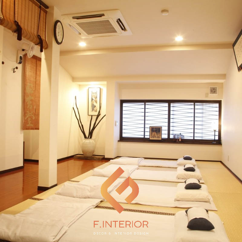 thiết kế nội thất spa phong cách Nhật Bản