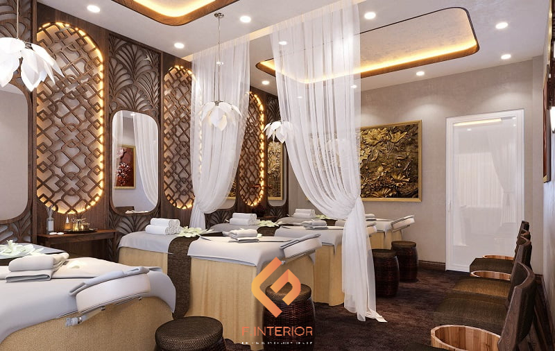 thiết kế spa indochine châu âu