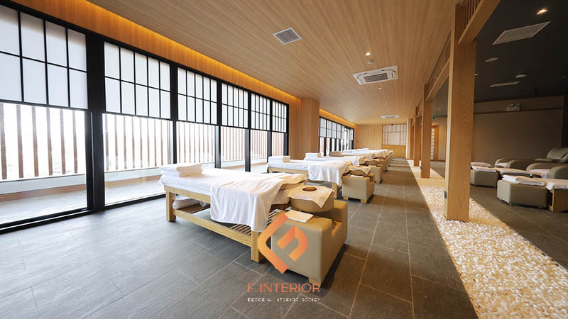 thiết kế spa Nhật Bản ấn tượng