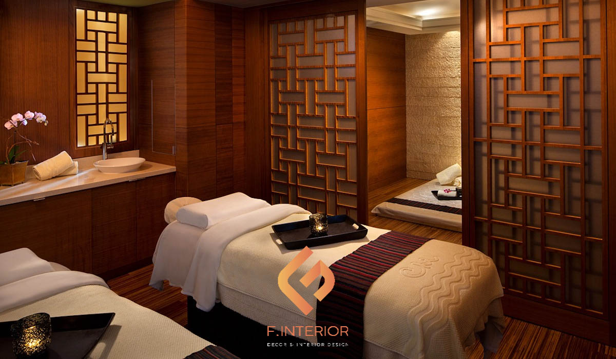 thiết kế spa Nhật Bản đơn giản