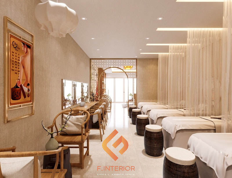 thiết kế spa phong cách Hàn Quốc