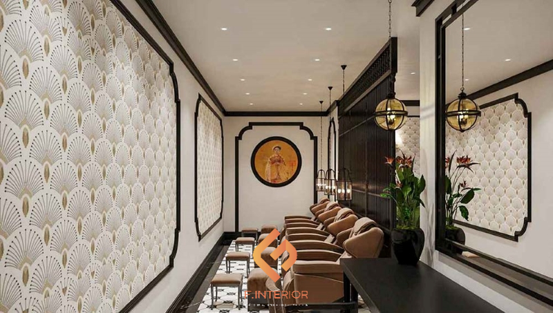 thiết kế spa phong cách indochine