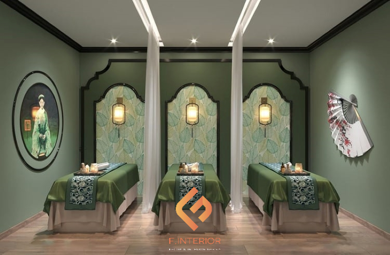 thiết kế thi công nội thất spa indochine