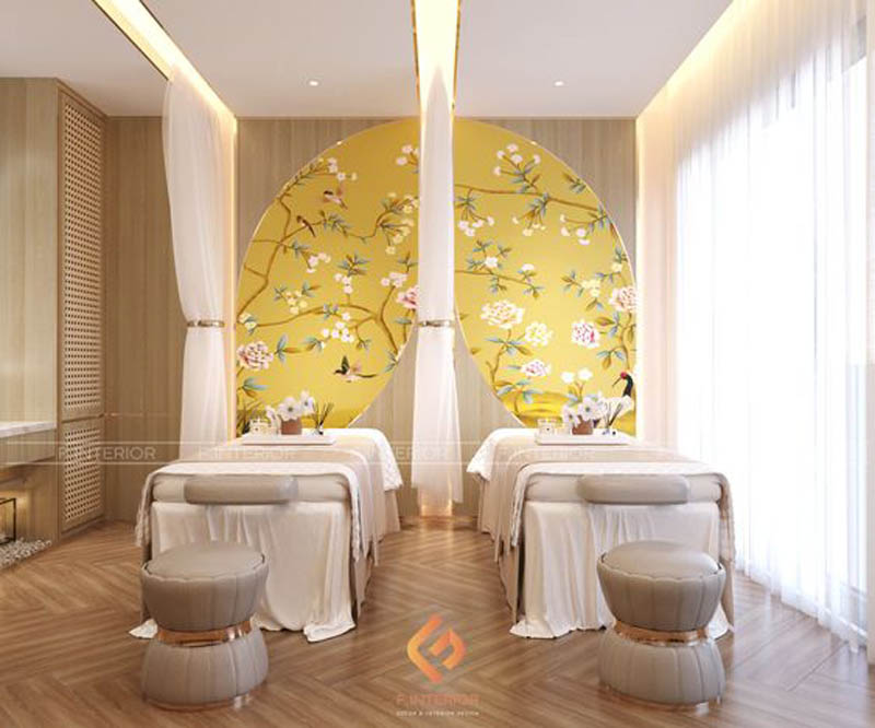 thiết kế không gian spa 30m2 chất lượng