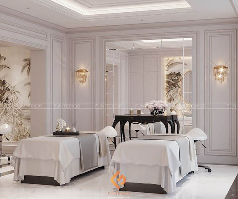 thiết kế không gian spa 30m2 tối ưu