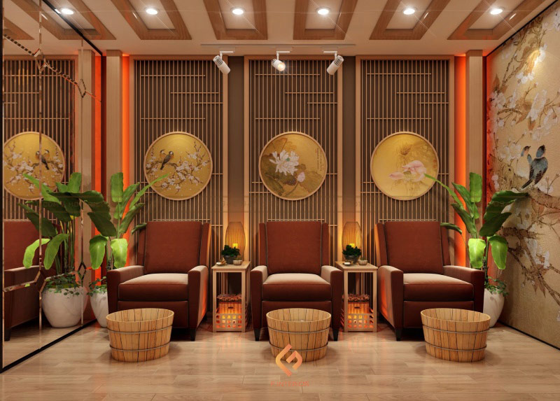 thiết kế mô hình spa tại nhà