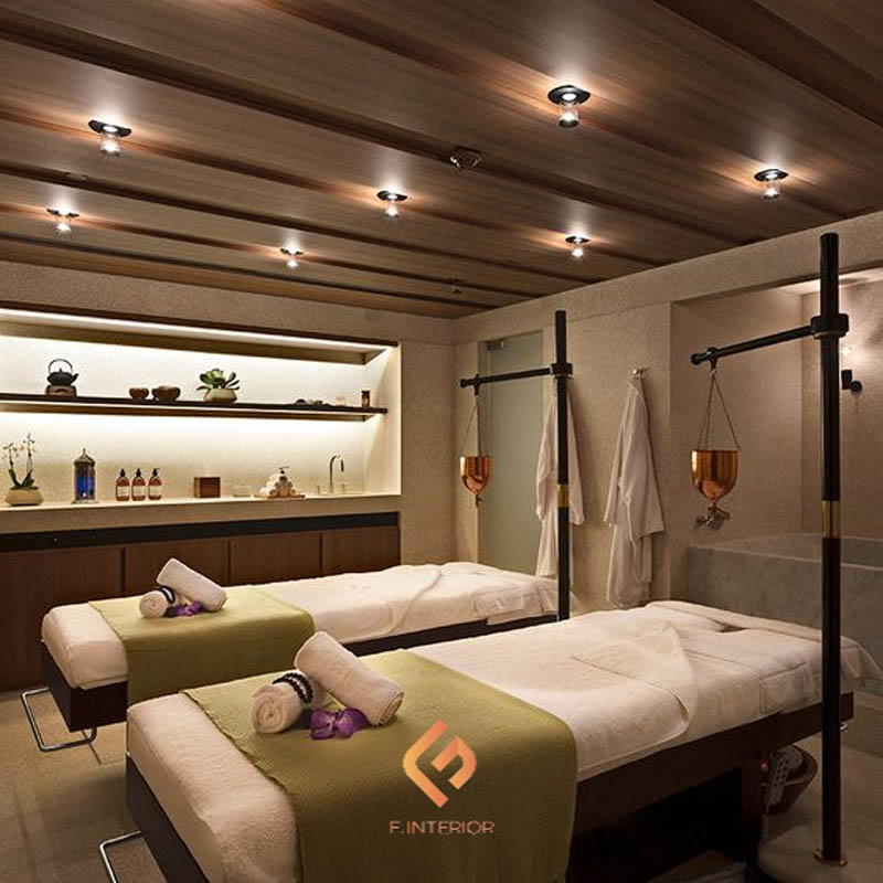 thiết kế nội thất không gian spa 30m2 đẹp