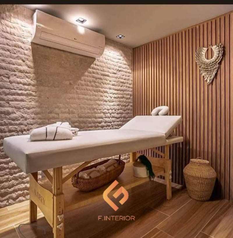 thiết kế nội thất spa 30m2 đẹp