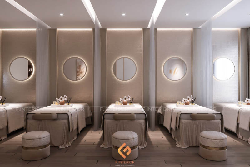 thiết kế nội thất spa hiện đại