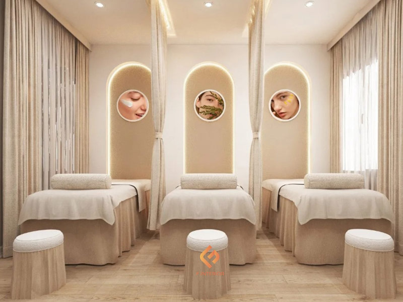 thiết kế phòng spa nhỏ