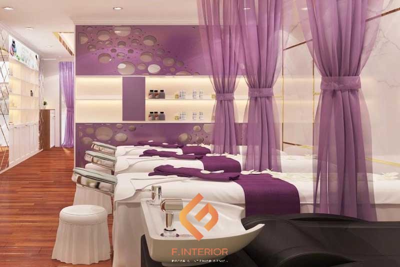 mẫu thiết kế spa gội đầu dưỡng sinh nhỏ