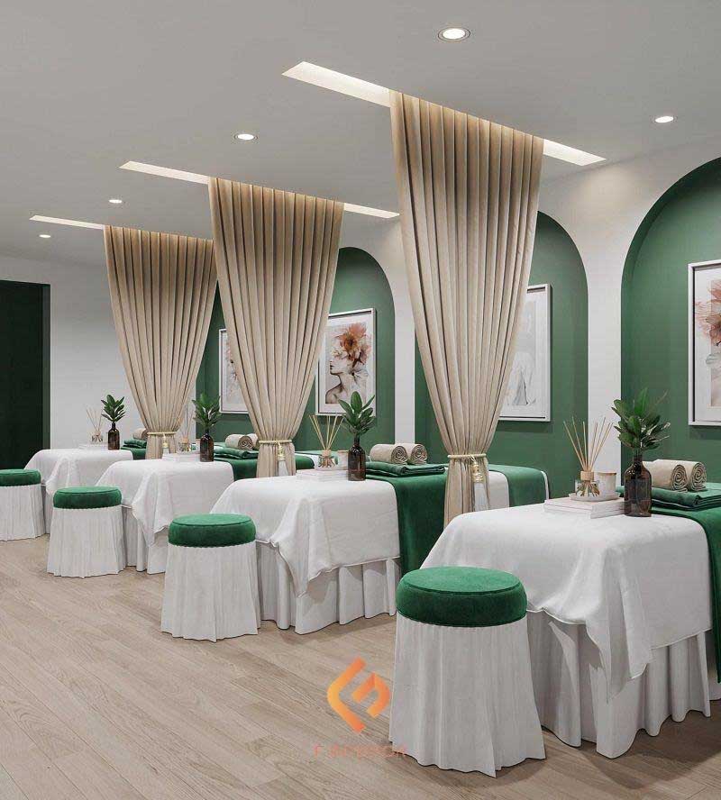 thiết kế nội thất spa dưỡng sinh