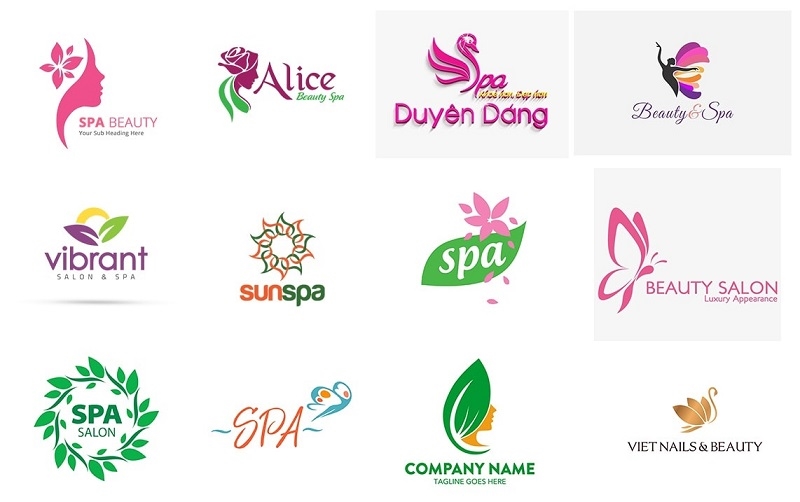 logo kinh doanh spa