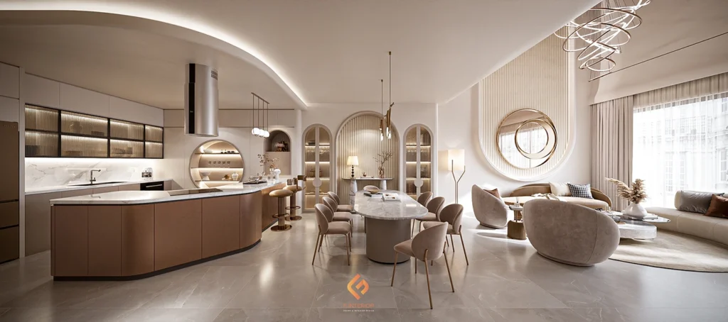 Thiết kế nội thất nhà phố theo phong cách Wabi-sabi tôn vinh vẻ đẹp của sự không hoàn hảo.