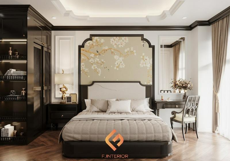 thiết kế nội thất biệt thự indochine