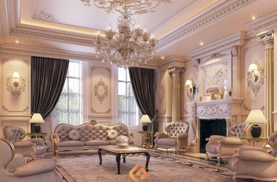 thiết kế nội thất biệt thự pháp