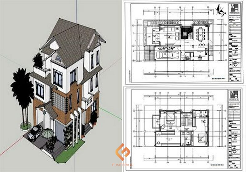 báo giá thiết kế nội thất biệt thự