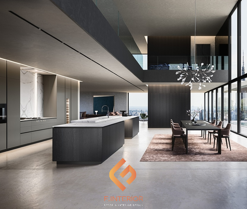 thiết kế nội thất biệt thự luxury