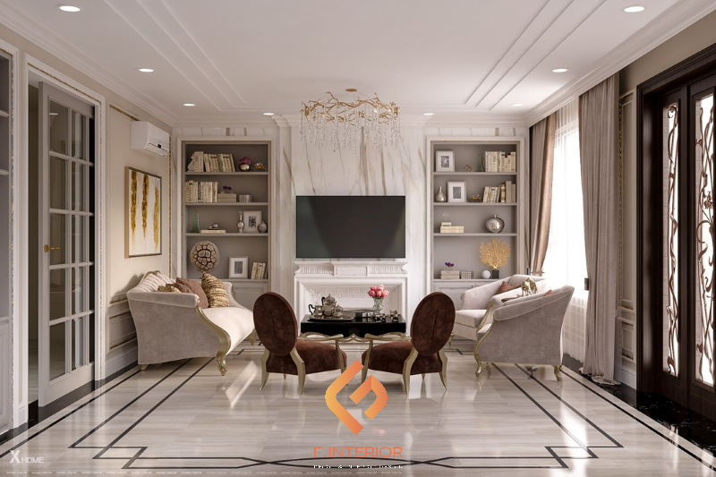 thiết kế nội thất biệt thự luxury