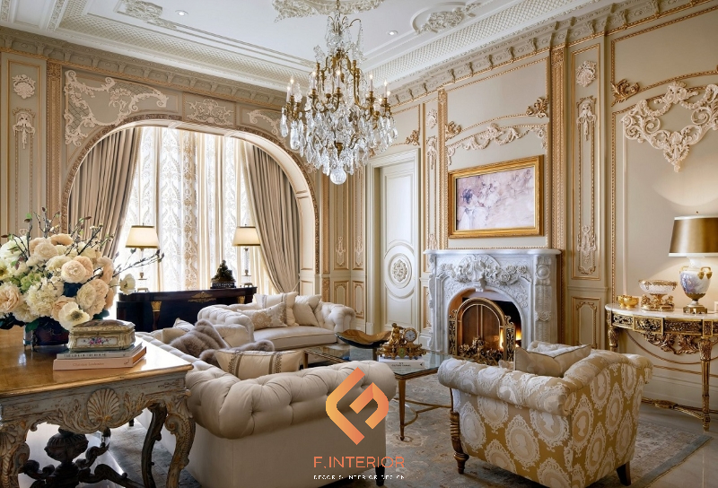 thiết kế nội thất biệt thự luxury