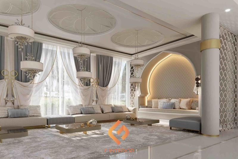 thiết kế nội thất biệt thự luxury