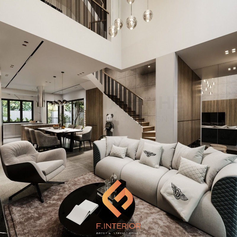 thiết kế nội thất biệt thự luxury
