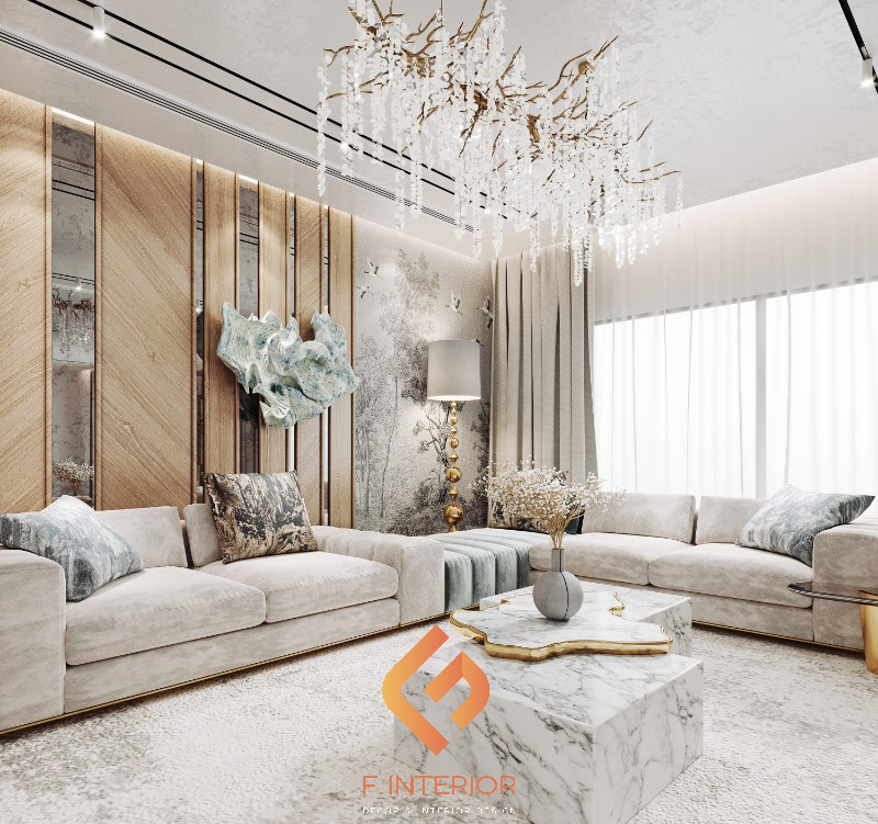 thiết kế nội thất biệt thự luxury
