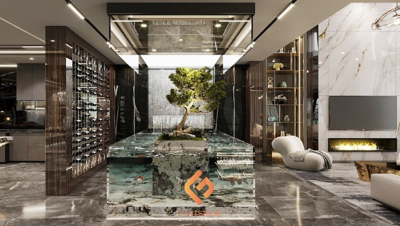 thiết kế nội thất biệt thự luxury