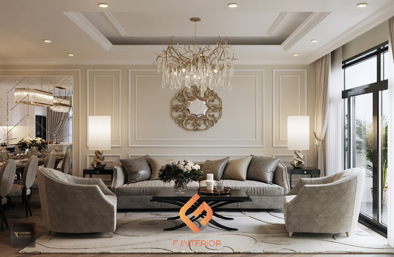 thiết kế nội thất biệt thự luxury