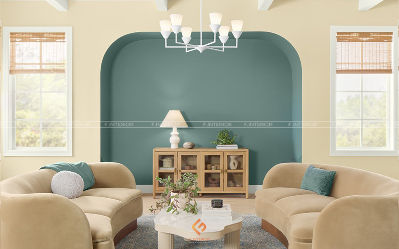 thiết kế nội thất phòng khách biệt thự