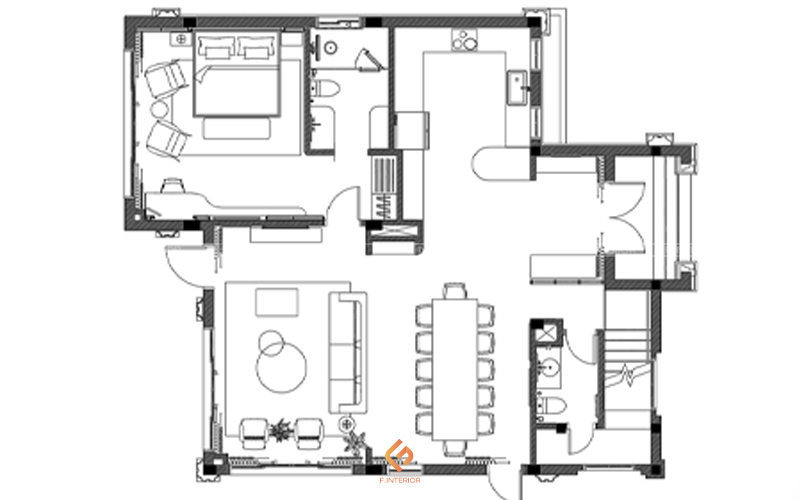 thiết kế nội thất phòng khách biệt thự