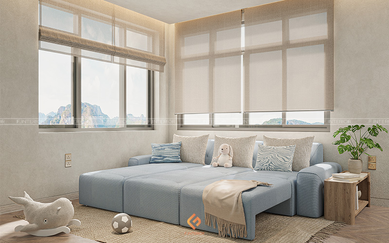 thiết kế nội thất phòng khách biệt thự