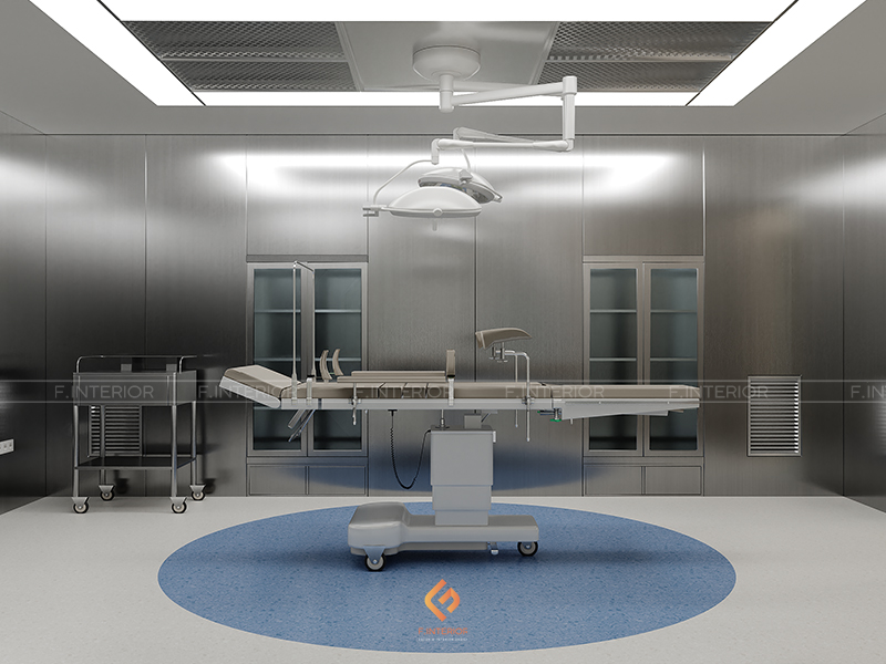 Bản vẽ 3D phòng phẫu tại Sam Tây Premium do F.Interior thiết kế
