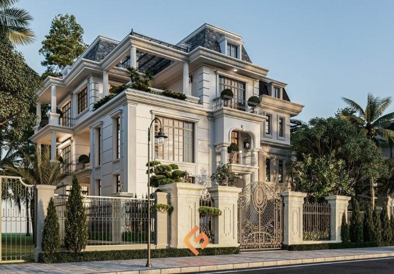 đơn giá thi công biệt thự tân cổ điển